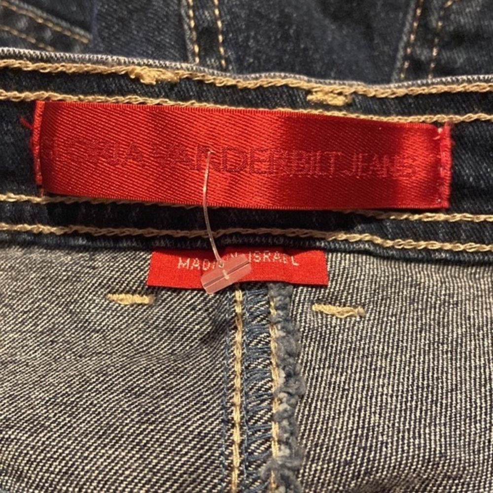 GLORIA VANDERBILT AMANDA Stretch Red Label Stretch Blue Jeans 6 NWT/T - Picture 7 of 7